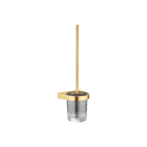 Toiletten-Bürstengarnitur , Wandmodell - Gold gebürstet (PVD) - 83 900 970-37