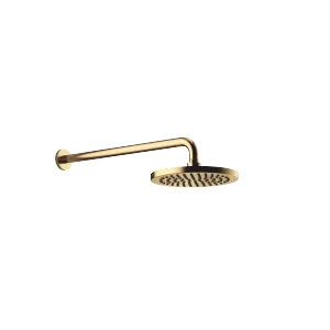 Rain shower with wall fixing FlowReduce 220 mm - Brushed Durabrass (23kt Gold) - 28 648 970-28
