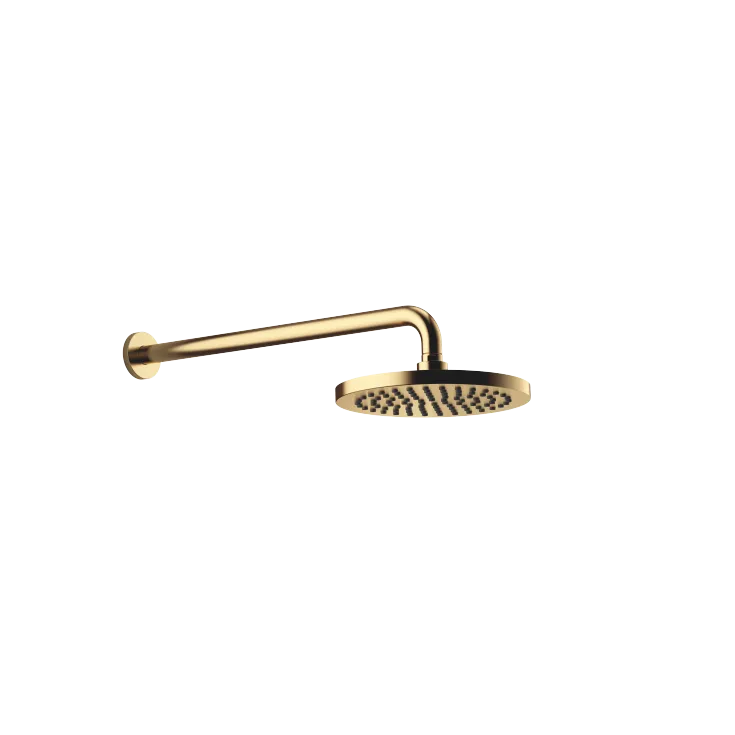 Soffione a pioggia con fissaggio a muro FlowReduce 220 mm - Ottone spazzolato (Oro 23k) - 28 648 970-28