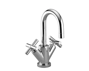 TARA Single-hole basin mixer with pop-up waste - Brushed Dark Bronze (PVD) - 22 302 892-43