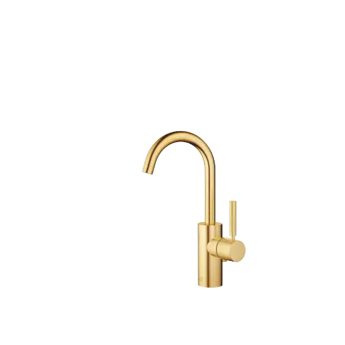 META Single-lever basin mixer with pop-up waste - Brushed Gold (PVD) - 33 510 661-37