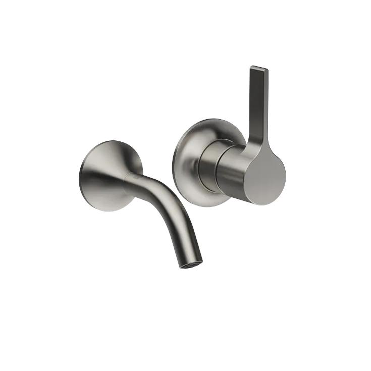 VAIA Waschtisch-Wand-Einhandbatterie ohne Ablaufgarnitur - Dark Platinum gebürstet - 36 867 809-99