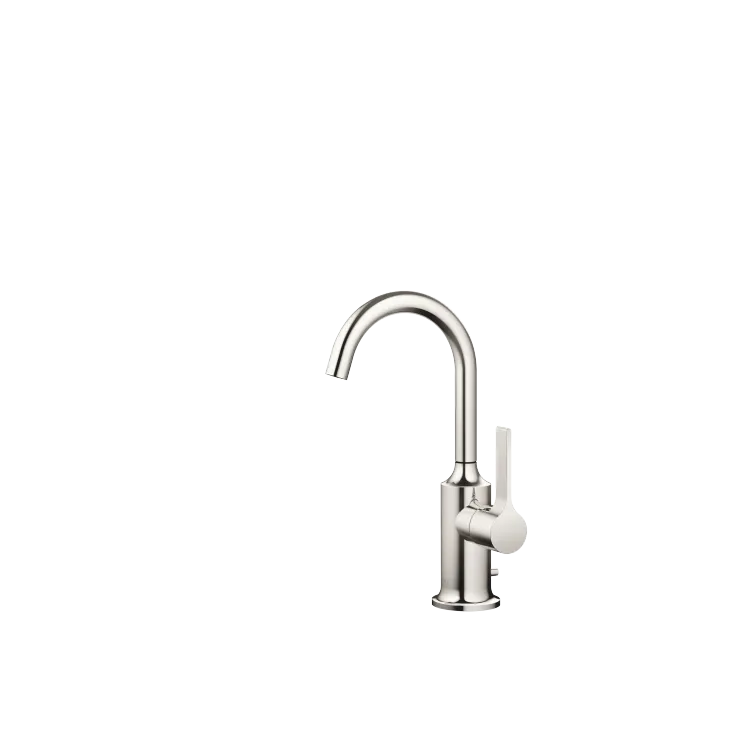 VAIA Single-lever basin mixer with pop-up waste - Platinum - 33 510 809-08