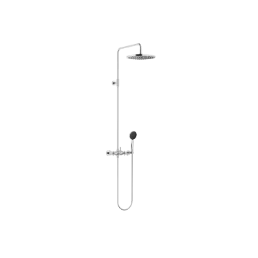TARA Shower pipe with shower mixer 300 mm - Chrome - Set containing 2 articles