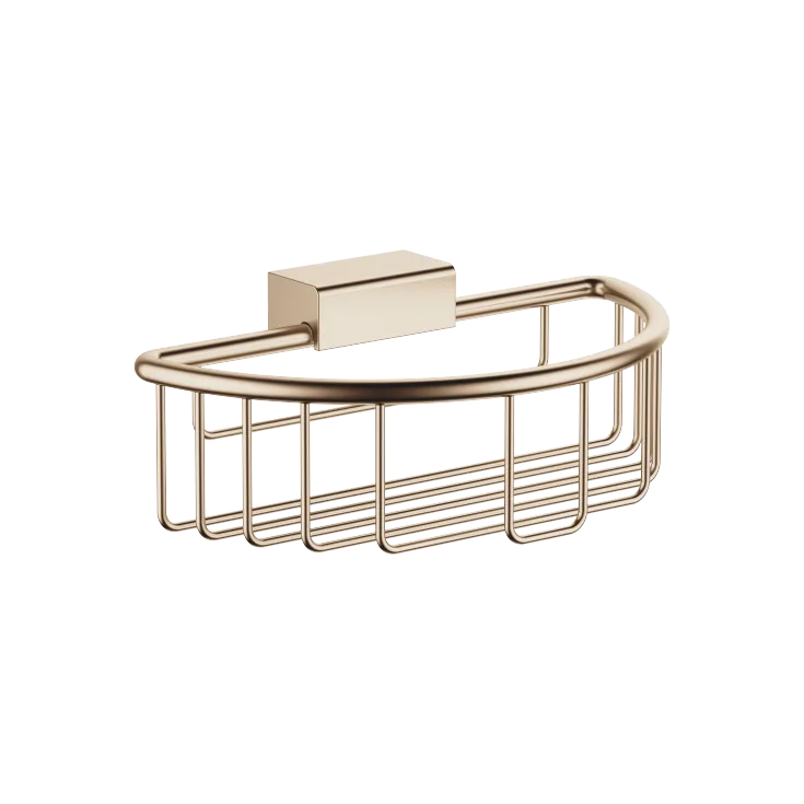 Shower basket for wall mounting - Brushed Light Gold - 83 290 970-27