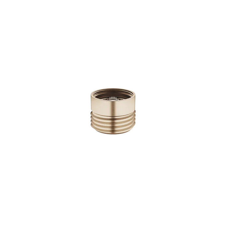 Adapter for shower outlet 3/8" x 1/2" - Brushed Champagne (22kt Gold) - 12 202 979-46