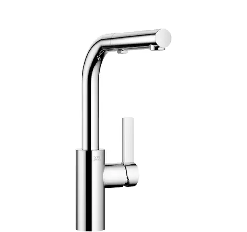 ELIO Single-lever mixer Pull-out with spray function - Brushed Dark Brass (PVD) - 33 871 790-39 0010
