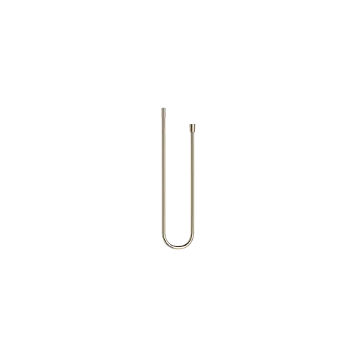 Plastic shower hose 1/2" x 3/8" x 1250 mm - Light Gold (PVD) - 28 325 970-26