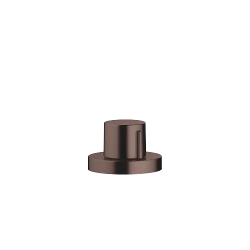Strainer waste with control handle - Brushed Dark Bronze (PVD) - 10 710 970-43