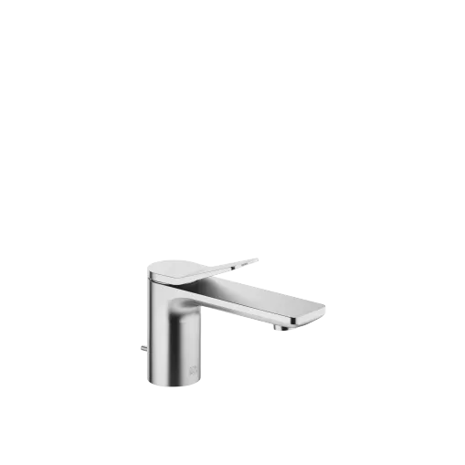 LISSÉ Brushed Chrome Washstand faucets: Single-lever basin mixer with pop-up waste