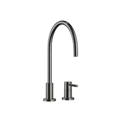 TARA Two-hole mixer with individual rosettes - Dark Chrome - 32 816 888-19