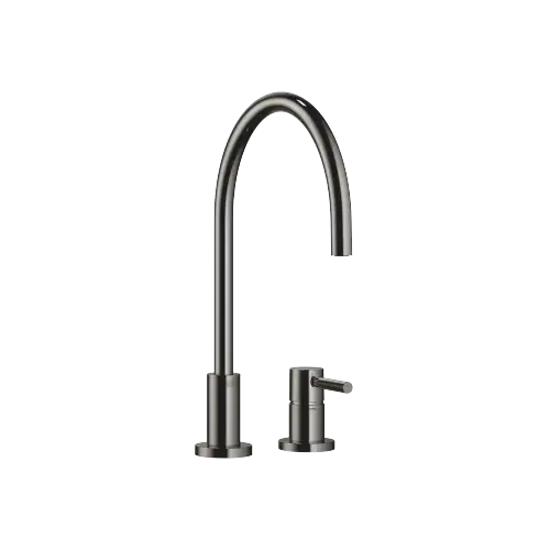 TARA Two-hole mixer with individual rosettes - Dark Chrome - 32 816 888-19