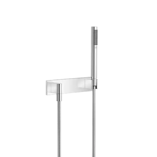 Hand shower set with cover plate FlowReduce - Chrome - 27 818 980-00 0010