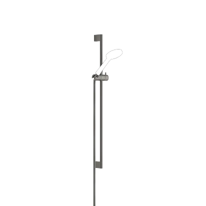 Slide bar set without hand shower - Brushed Dark Platinum - 26 413 979-99
