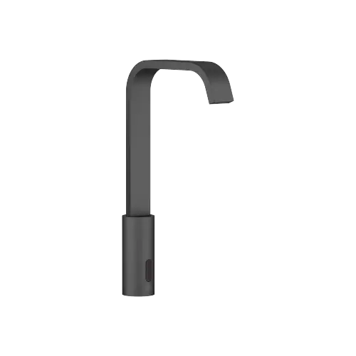 IMO Touchfree Robinetterie de lavabo avec fonction d’ouverture et de fermeture électronique sans garniture d’écoulement - Noir mat - 44 521 670-33
