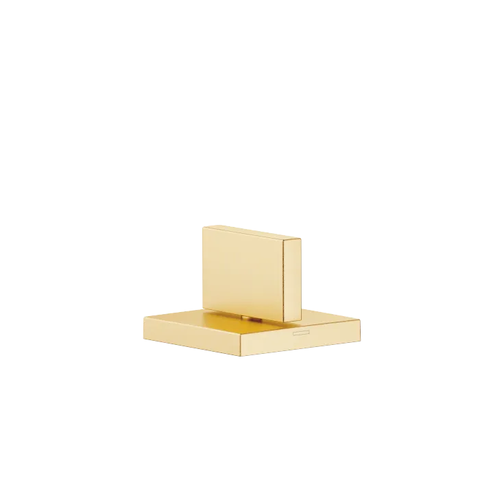 MEM Seitenventil , rechtsschließend , kalt - Messing gebürstet (23kt Gold) - 20 000 782-28