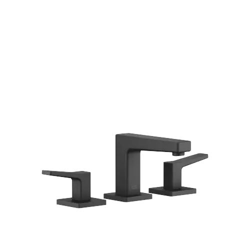 DORNBRACHT YARRE Three-hole basin mixer without pop-up waste - Soft Black - 20 712 832-69 0010