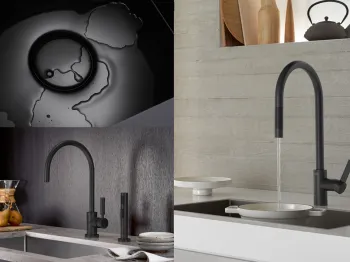 Dornbracht-luxury-kitchen-faucets-sink-black matte