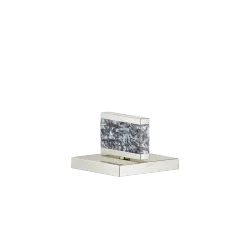 Handle Nature Squared Black Agate Ariel - Platinum - XV-01 4764