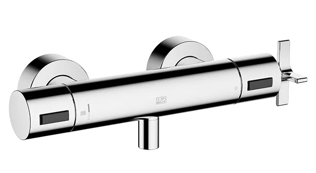 VAIA Shower thermostat - Brushed Dark Bronze (PVD) - Set containing 1 articles