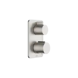 LISSÉ Concealed thermostat with two function volume control - Brushed Platinum - 36 426 845-06