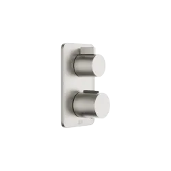 LISSÉ Concealed thermostat with two function volume control - Brushed Platinum - 36 426 845-06