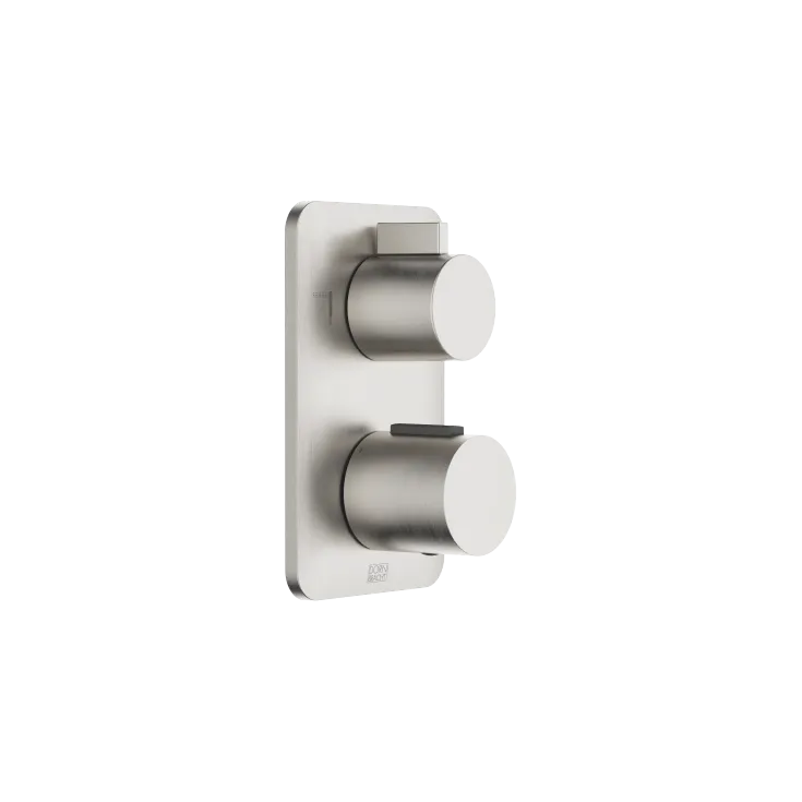 LISSÉ Concealed thermostat with two function volume control - Brushed Platinum - 36 426 845-06