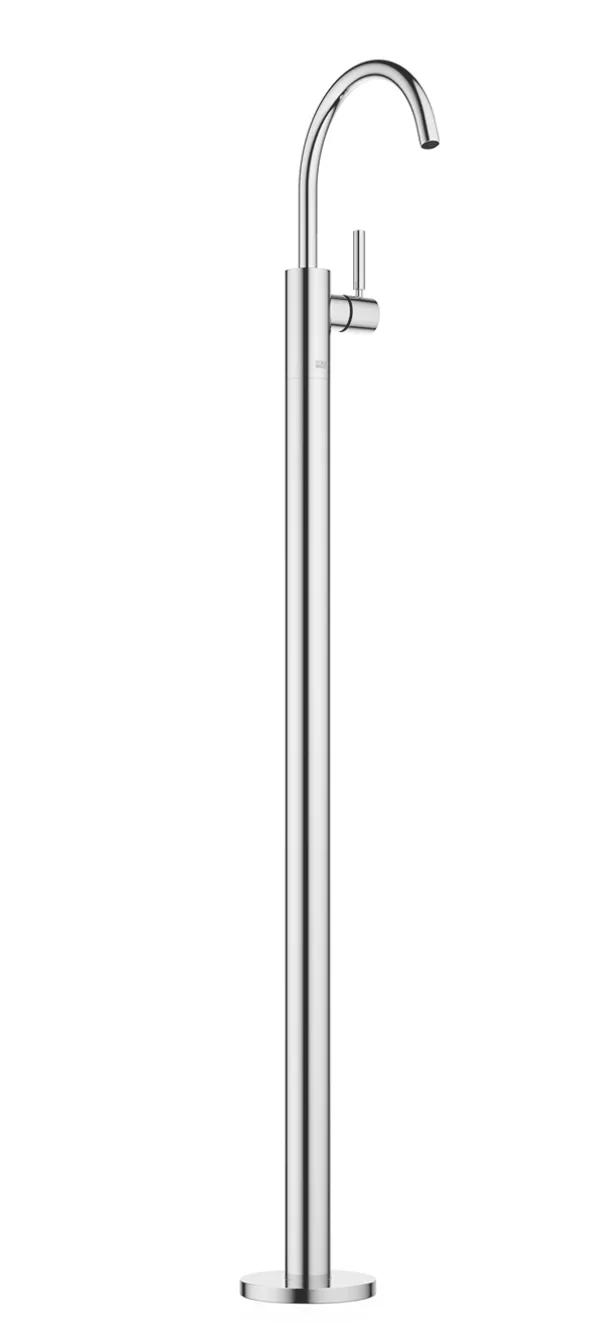 META Single-lever basin mixer with stand pipe without pop-up waste - Brushed Chrome - 22 584 661-93 0010