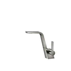 CL.1 Single-lever basin mixer without pop-up waste - Dark Chrome - 33 521 705-19 0010