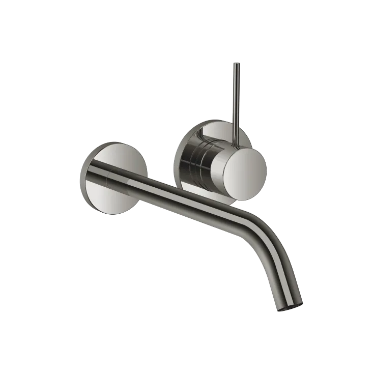 META META SLIM Wall-mounted single-lever basin mixer without pop-up waste - Dark Chrome - 36 861 662-19