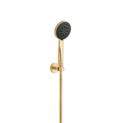 Gruppo doccetta con flessibile - Oro spazzolato (PVD) - 27 815 625-37
