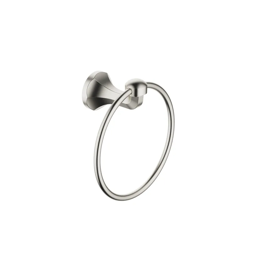 MADISON Brushed Platinum Accessories Towel ring round
