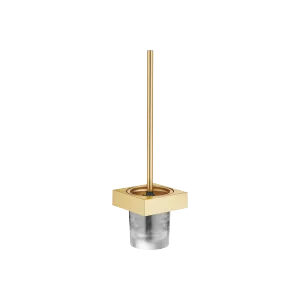 Toiletten-Bürstengarnitur  Wandmodell - Messing gebürstet (23kt Gold) - 83 900 780-28