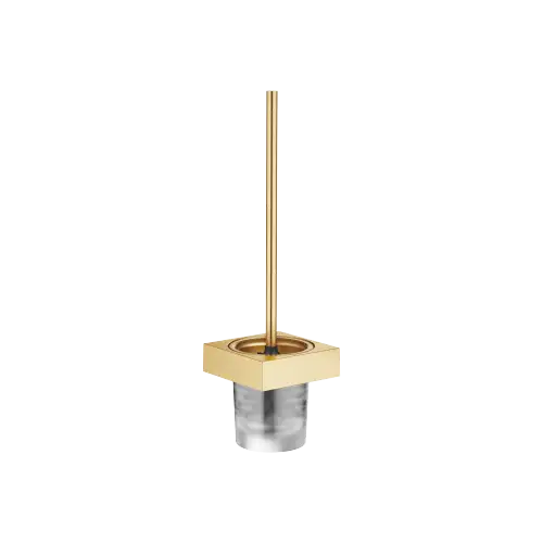 Toilet brush set , wall model - Brushed Durabrass (23kt Gold) - 83 900 780-28