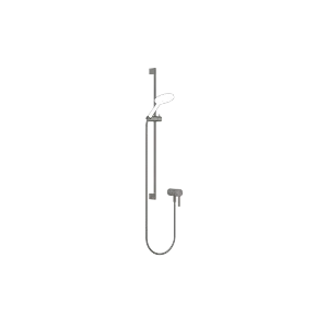 Concealed single-lever mixer with integrated shower connection with shower set without hand shower - Brushed Dark Platinum - 36 110 970-99
