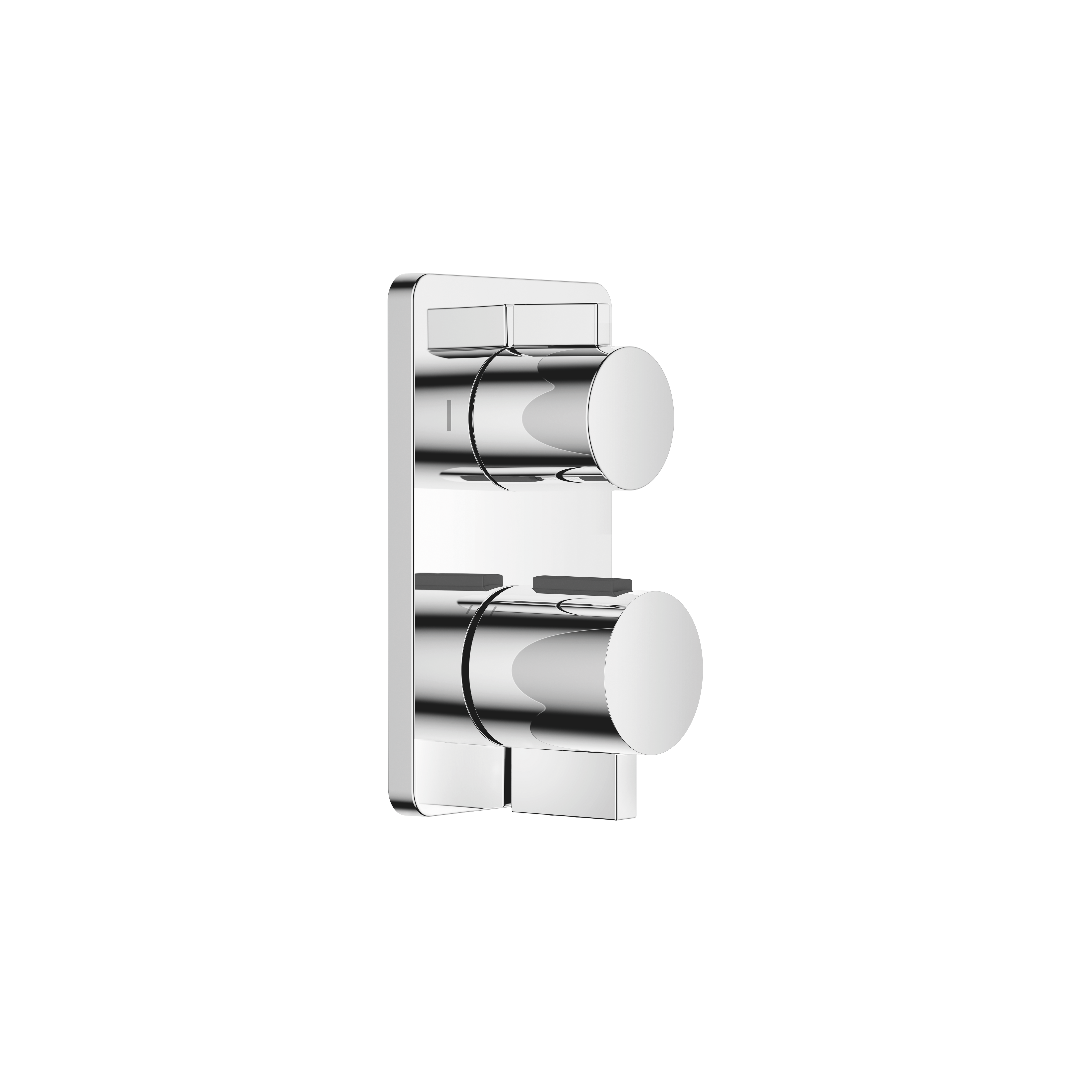 LULU Chrome : Concealed thermostat with two-way diverter