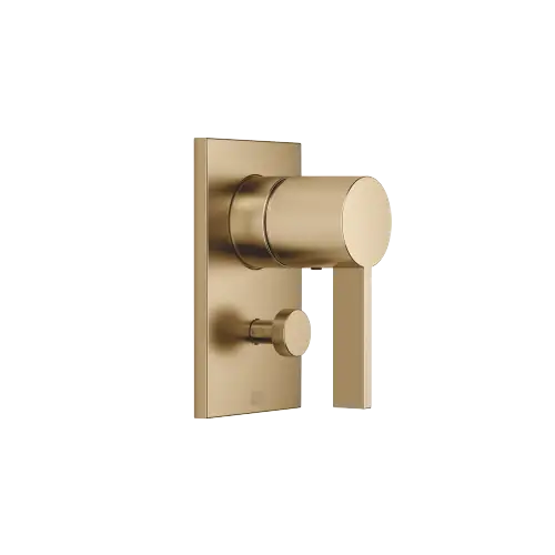 Concealed single-lever mixer with diverter - Brushed Dark Brass (PVD) - 36 120 670-39