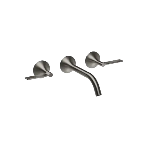 VAIA Robinetterie murale pour lavabo sans garniture d’écoulement - Dark Platinum brossé - 36 712 819-99 0010
