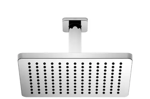 Rainshower with ceiling fixing FlowReduce 300 x 240 mm - Soft Black - 28 770 832-69 0010