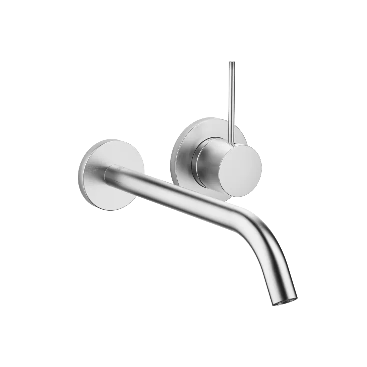 META META SLIM Wall-mounted single-lever basin mixer without pop-up waste - Brushed Chrome - 36 861 662-93