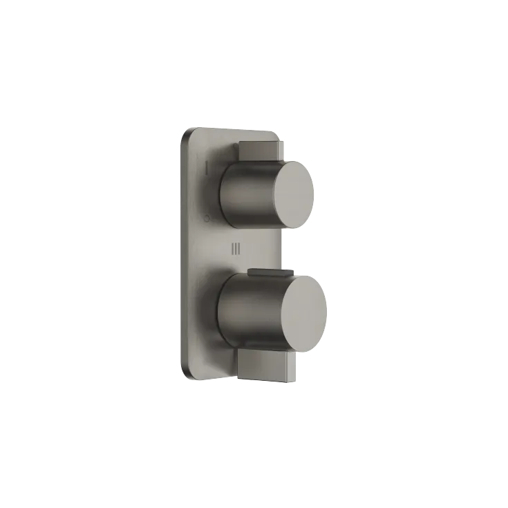 LISSÉ Concealed thermostat with three function volume control - Brushed Dark Platinum - 36 428 845-99 0010