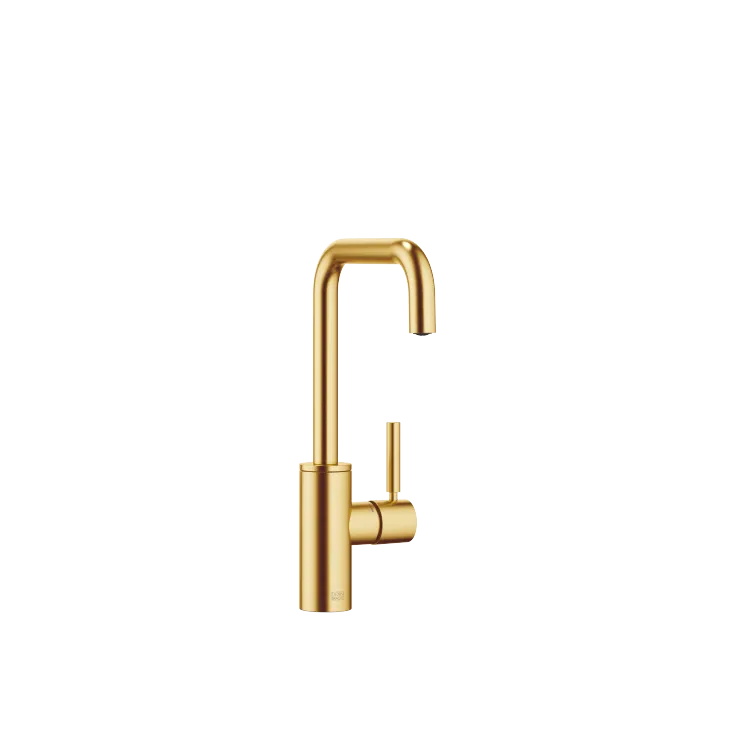 META SQUARE BAR TAP Single-lever mixer - Brushed Durabrass (23kt Gold) - 33 805 861-28 0010