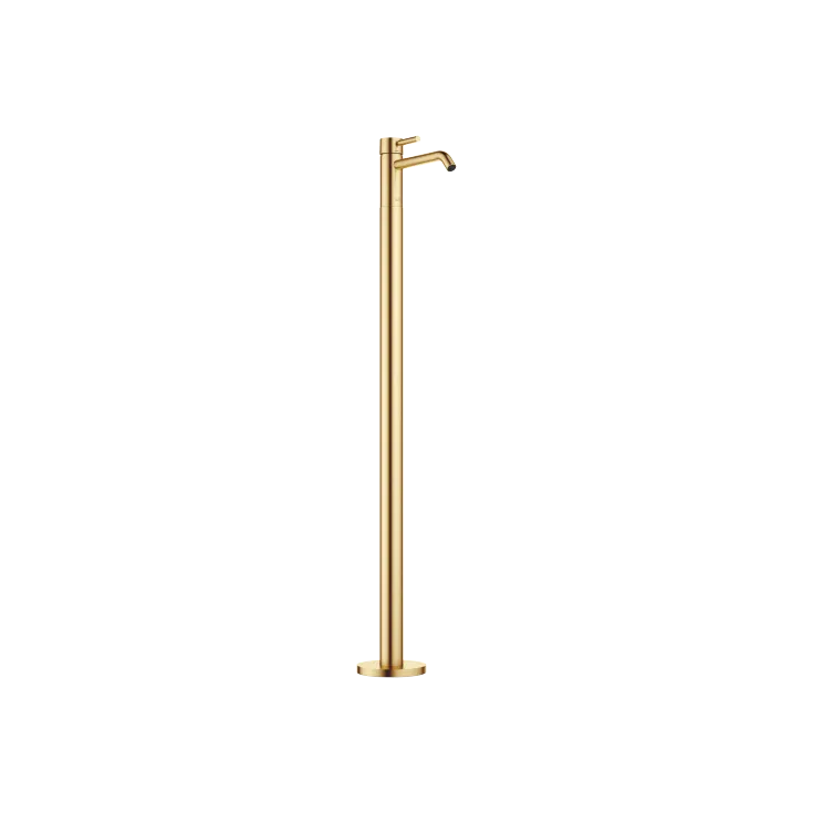 META Single-lever lavatory mixer with stand pipe without drain - Brushed Gold (PVD) - 22 584 660-37 0010