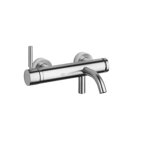META Single-lever bath mixer for wall mounting without shower set - Brushed Chrome - 33 200 660-93