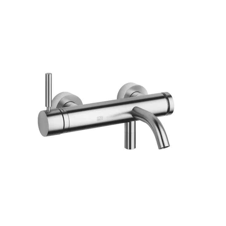 META Single-lever bath mixer for wall mounting without shower set - Brushed Chrome - 33 200 660-93