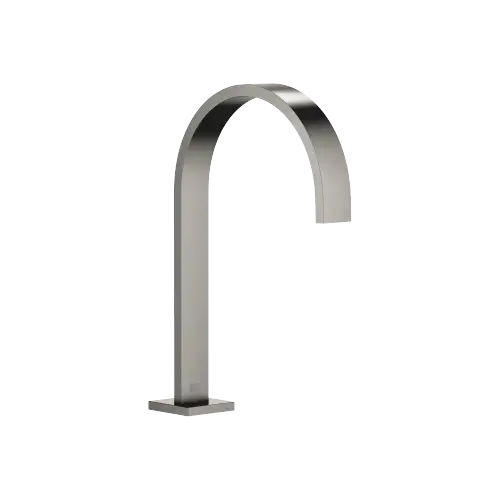 MEM Deck-mounted basin spout with pop-up waste - Brushed Dark Platinum - 13 715 782-99
