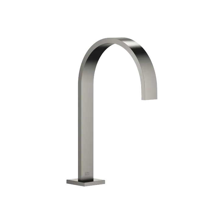 MEM Deck-mounted basin spout with pop-up waste - Brushed Dark Platinum - 13 715 782-99