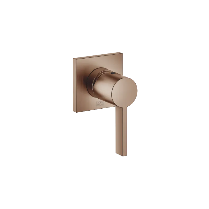 Concealed single-lever mixer with cover plate - Brushed Bronze (PVD) - 36 060 670-42
