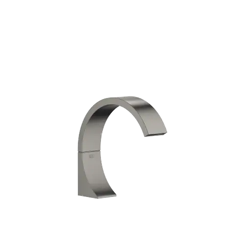CYO Deck-mounted basin spout without pop-up waste - Brushed Dark Platinum - 13 717 811-99
