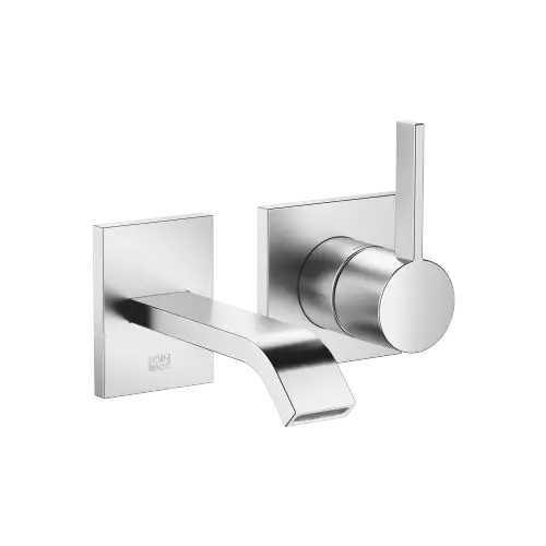 IMO Wall-mounted single-lever basin mixer without pop-up waste - Brushed Chrome - 36 860 671-93 0010